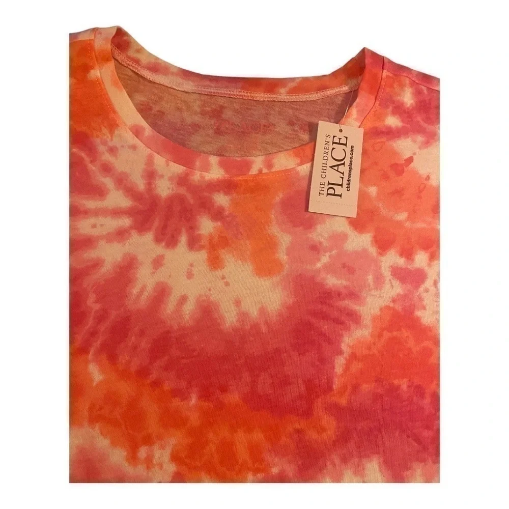 THE Children’s Place Large , Pink Neon Tie Dye